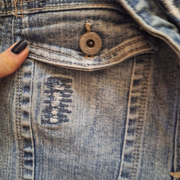 Y2K era FOXY JEANS denim mini dress - Picture 6 of 10